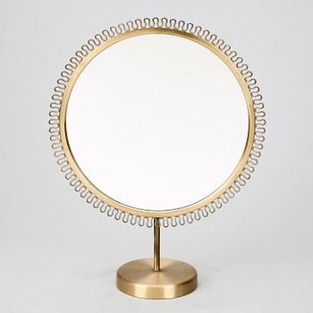 BORDSSPEGEL, mässing, omkring 1900-talets mitt.