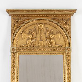 Spegel, empire, 1800-talets första hälft.