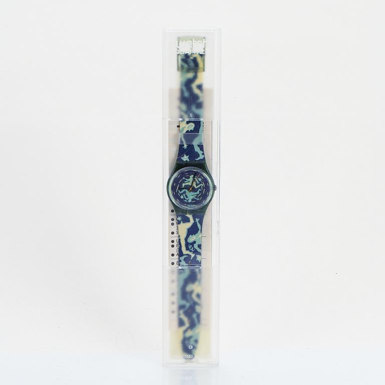Swatch, Crash, wristwatch, 34 mm.
