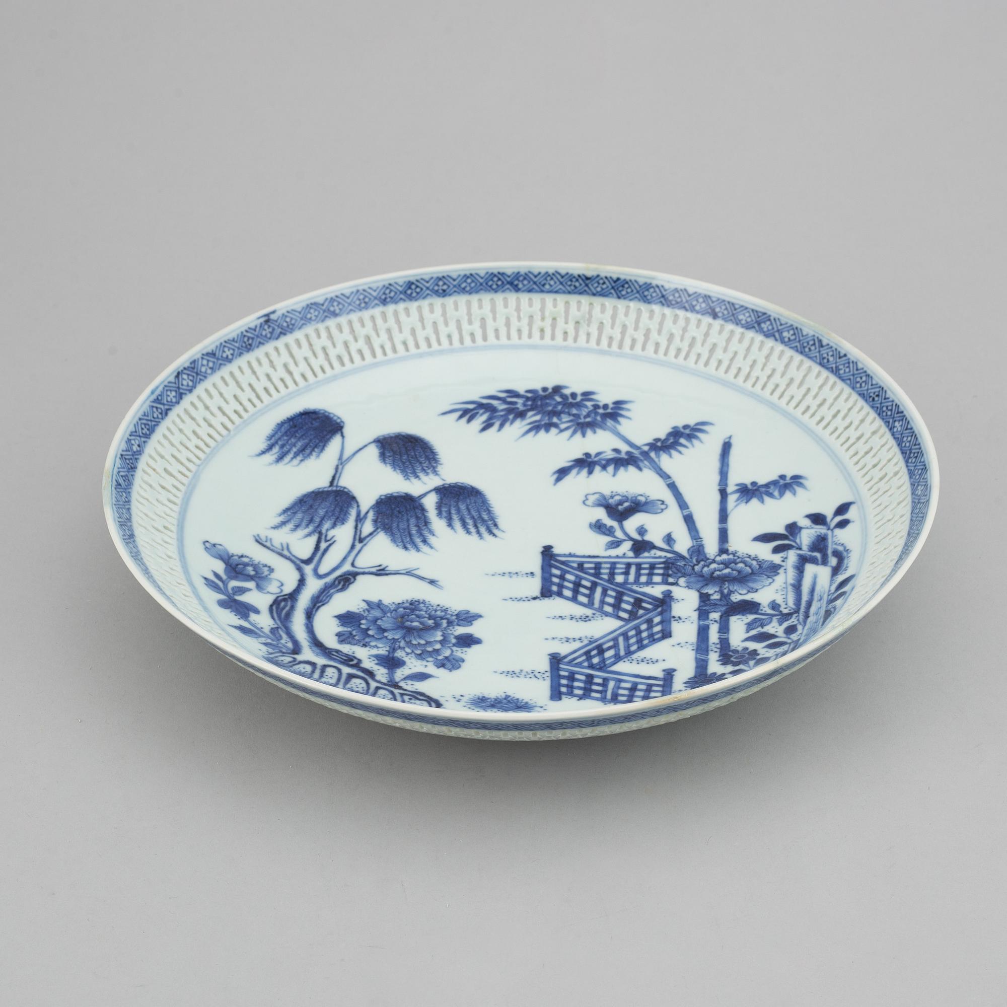 FAT, kompaniporslin. Qingdynastin, Qianlong (1726-95).