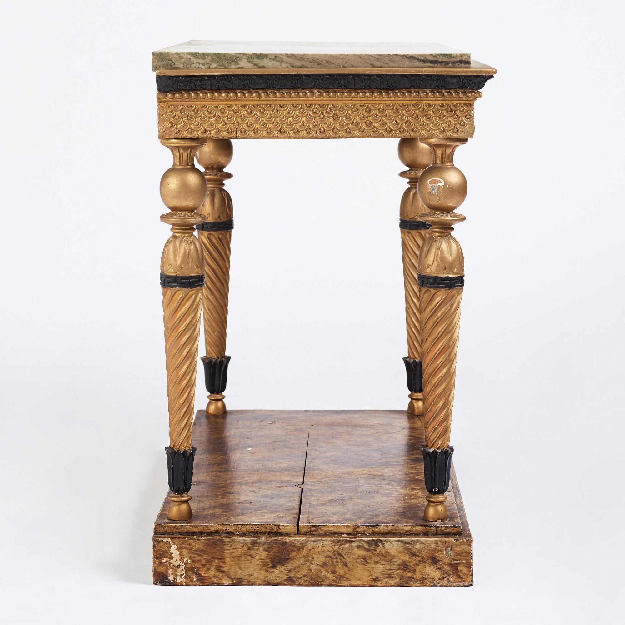Konsolbord, Stockholmsarbete omkring år 1800, Sengustavianskt.