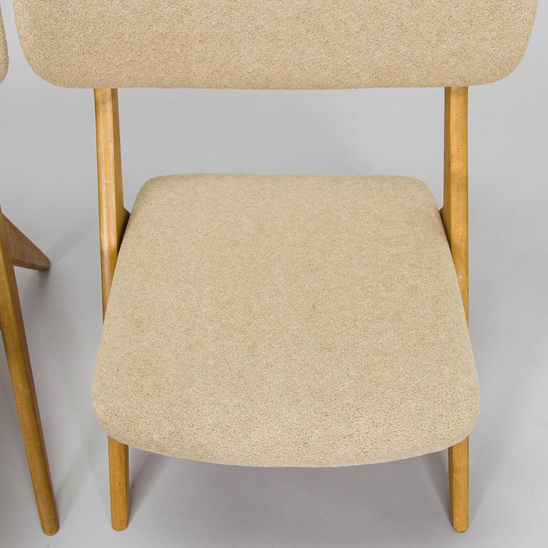 Ilmari Lappalainen, a pair of , 'Bambino' 2429 chairs for Asko. designed 1955.