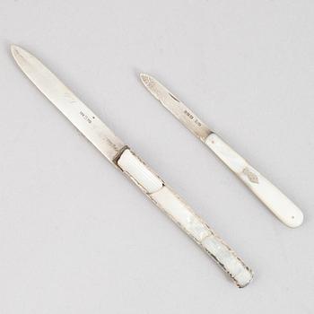 Preciosa, fem delar, silver, proveniens von Rosen, 18/1900-tal.