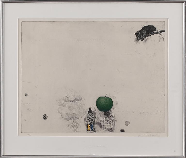 PÄR GUNNAR THELANDER, färgetsning, signerad och numrerad 13/50.