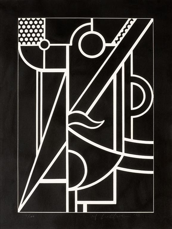 Roy Lichtenstein, "Modern Head #3".