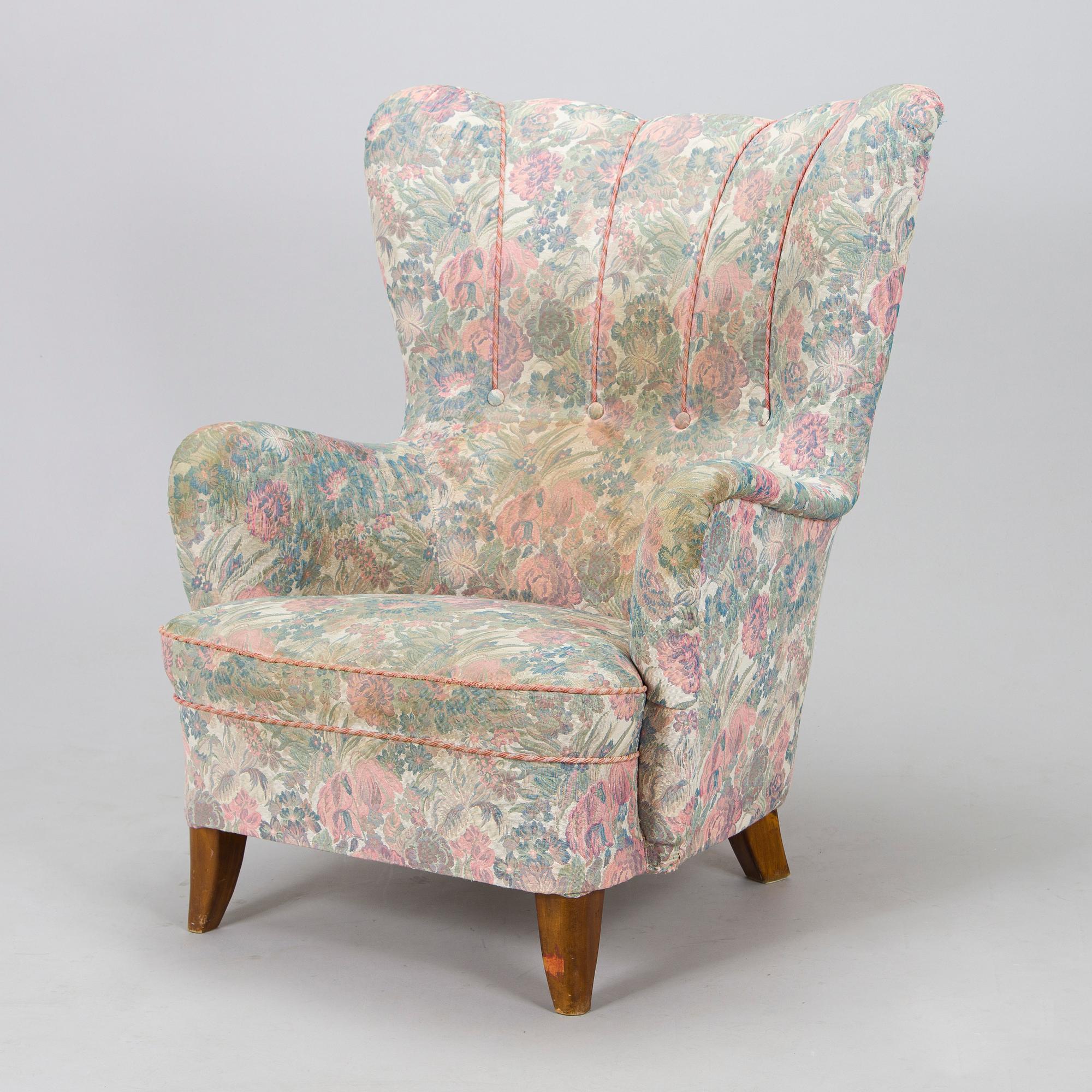 Ilmari Lappalainen, A 'Rex' armchair for Asko, mid-20th century.