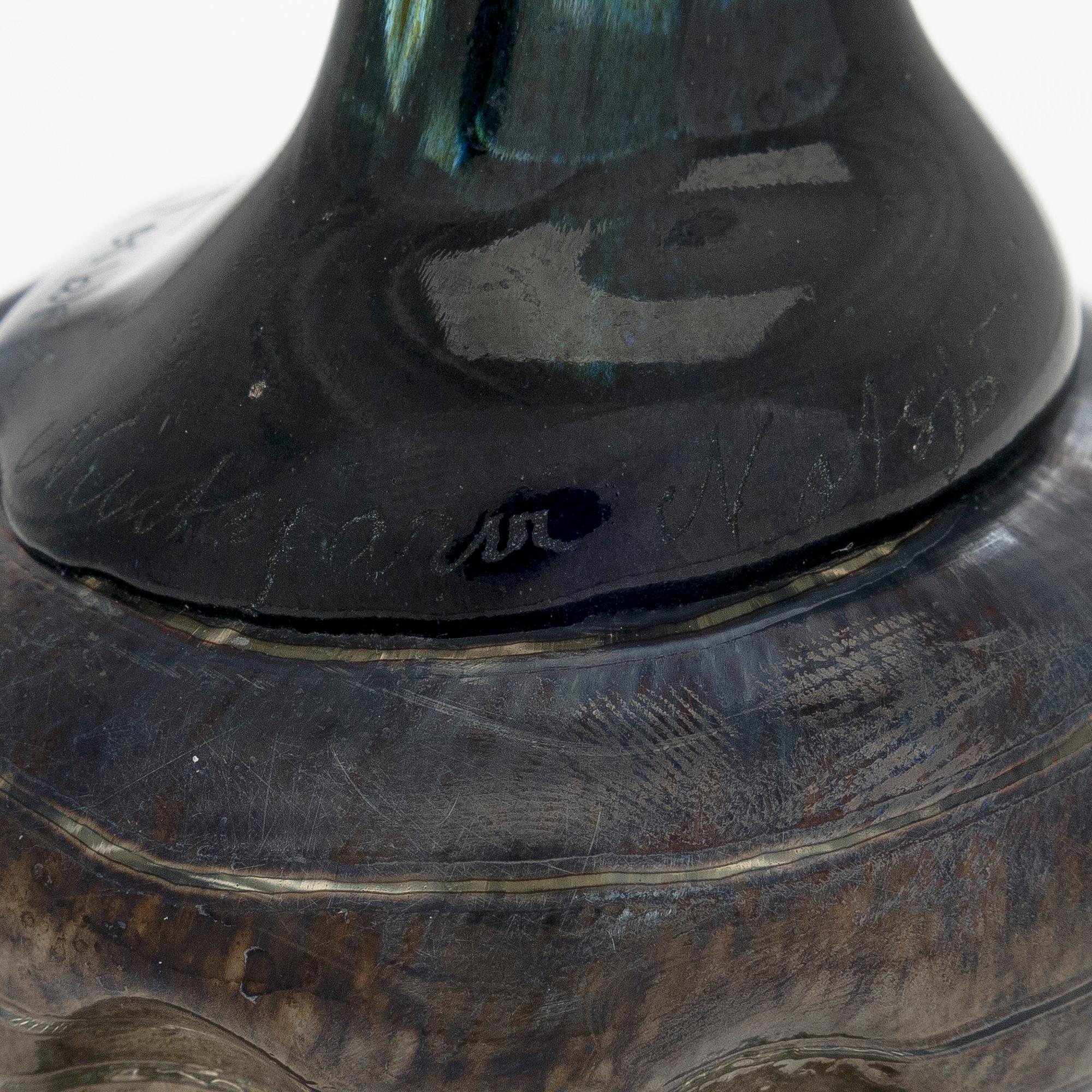 Oiva Toikka, glasskulptur, signerad Oiva Toikka Nuutajärvi Notsjö.