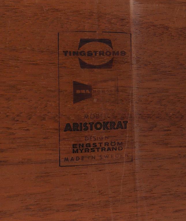 SOFFBORD, "Aristokrat", Sven Engström & Gunnar Myrstrand, Tingströms, 1900-talets mitt.