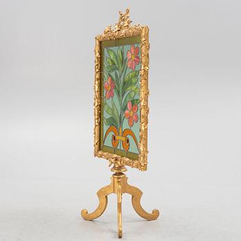 A fire screen, second half of the 20th Century.