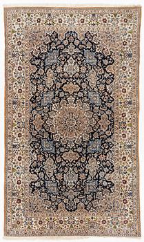 Carpet, Nain silk, approximately 285 x 170 cm.