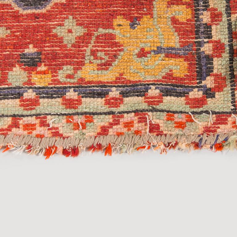 Gallery carpet, Baotou/Xinjiang, China, late Qing dynasty.