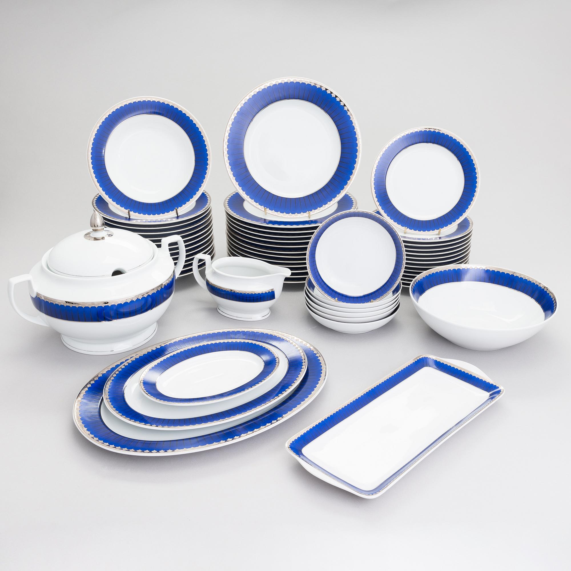 Sigvard Bernadotte, astiasto, 52 osaa, "Marianne Royal Blue", Millennium-sarja Christineholm/Fyrklövern, Ruotsi 2000.