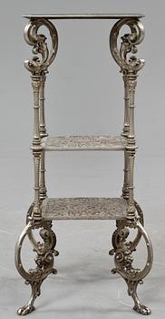 PIEDESTAL, vitmetall, 1900-tal.