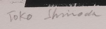 TOKO SHINODA, litografier, 3 st. Sign o numr 22/25,.