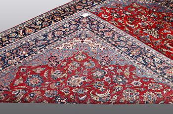 A carpet, Mashad, ca 345 x 242 cm.