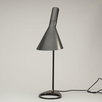 An Arne Jacobsen 'AJ' black lacquered table lamp, Louis Poulsen, Denmark 1960's.