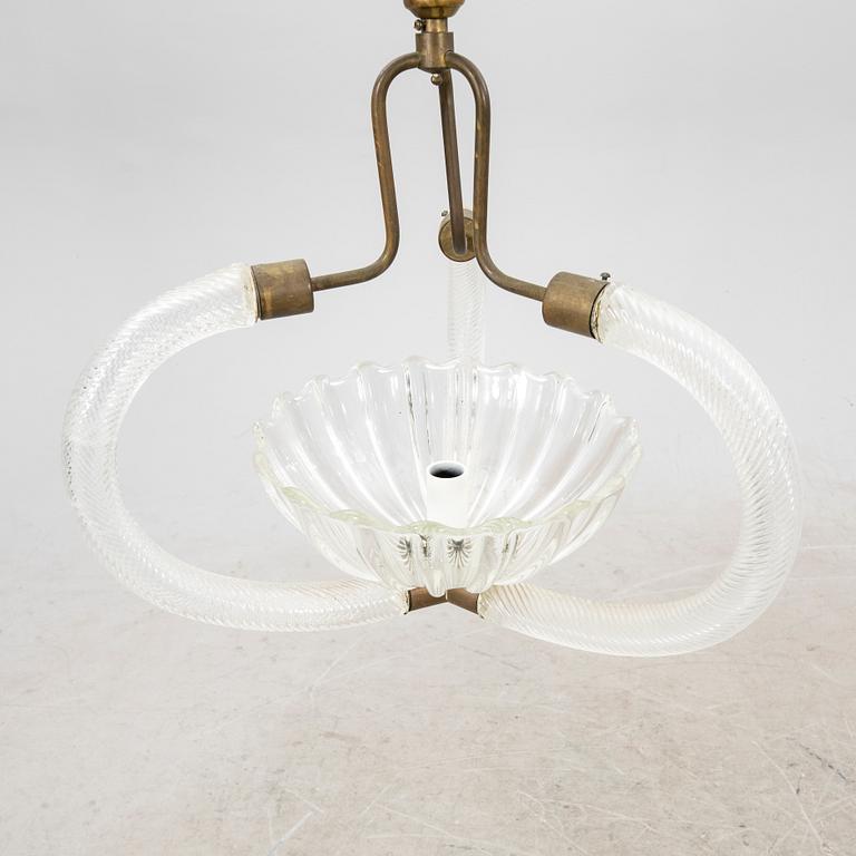 Ercole Barovier, troligen taklampa 1940-tal.