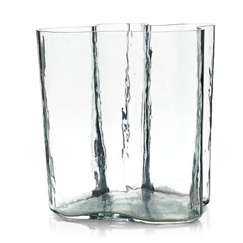 Alvar Aalto, a clear glass vase, Iittala, Finland 1950-60´s, model 3031.