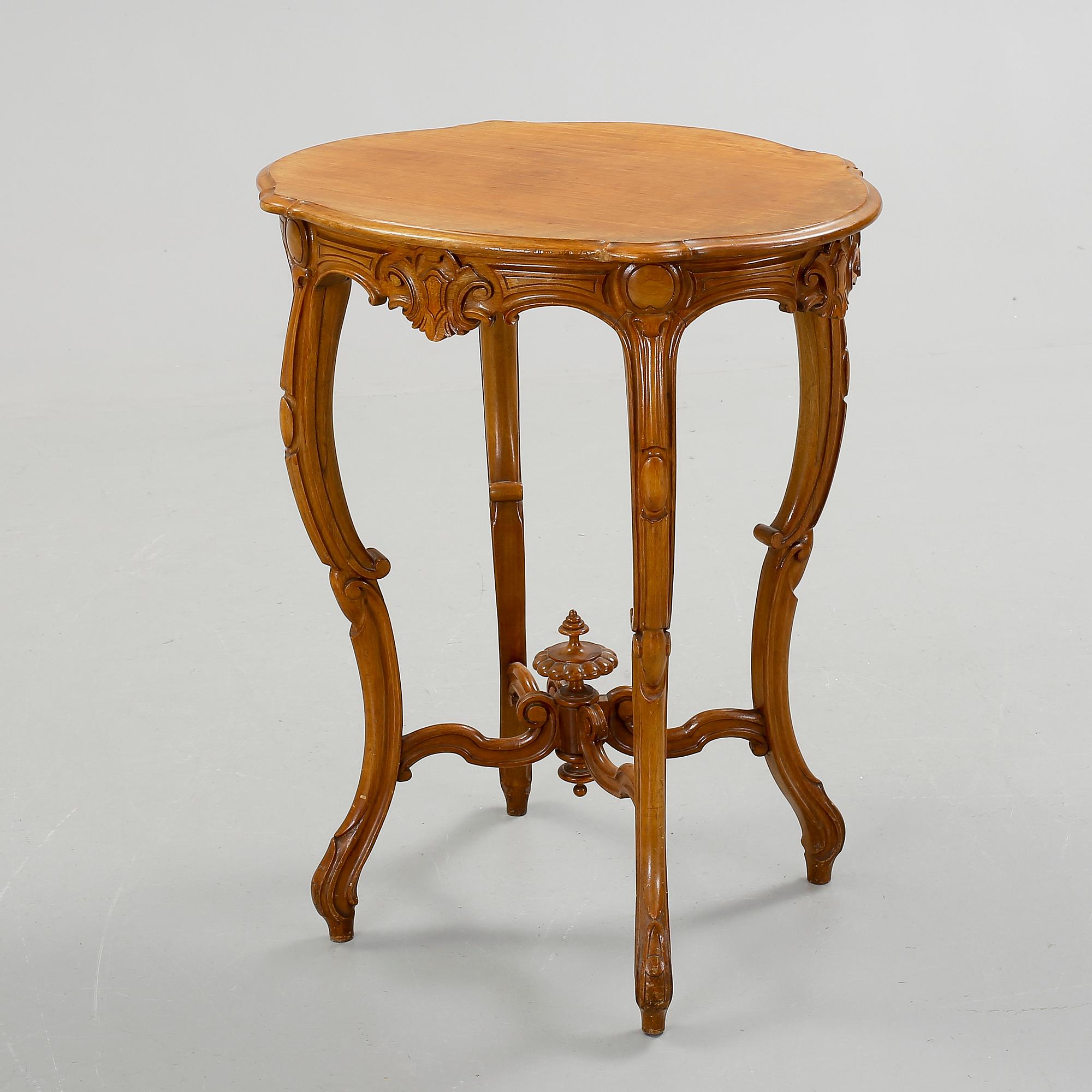 BORD, nyrokoko/nyrenässans. 1800-talets slut.