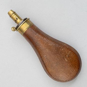 A percussion revolver, Colt 1851 Navy, in case, from the year 1863.