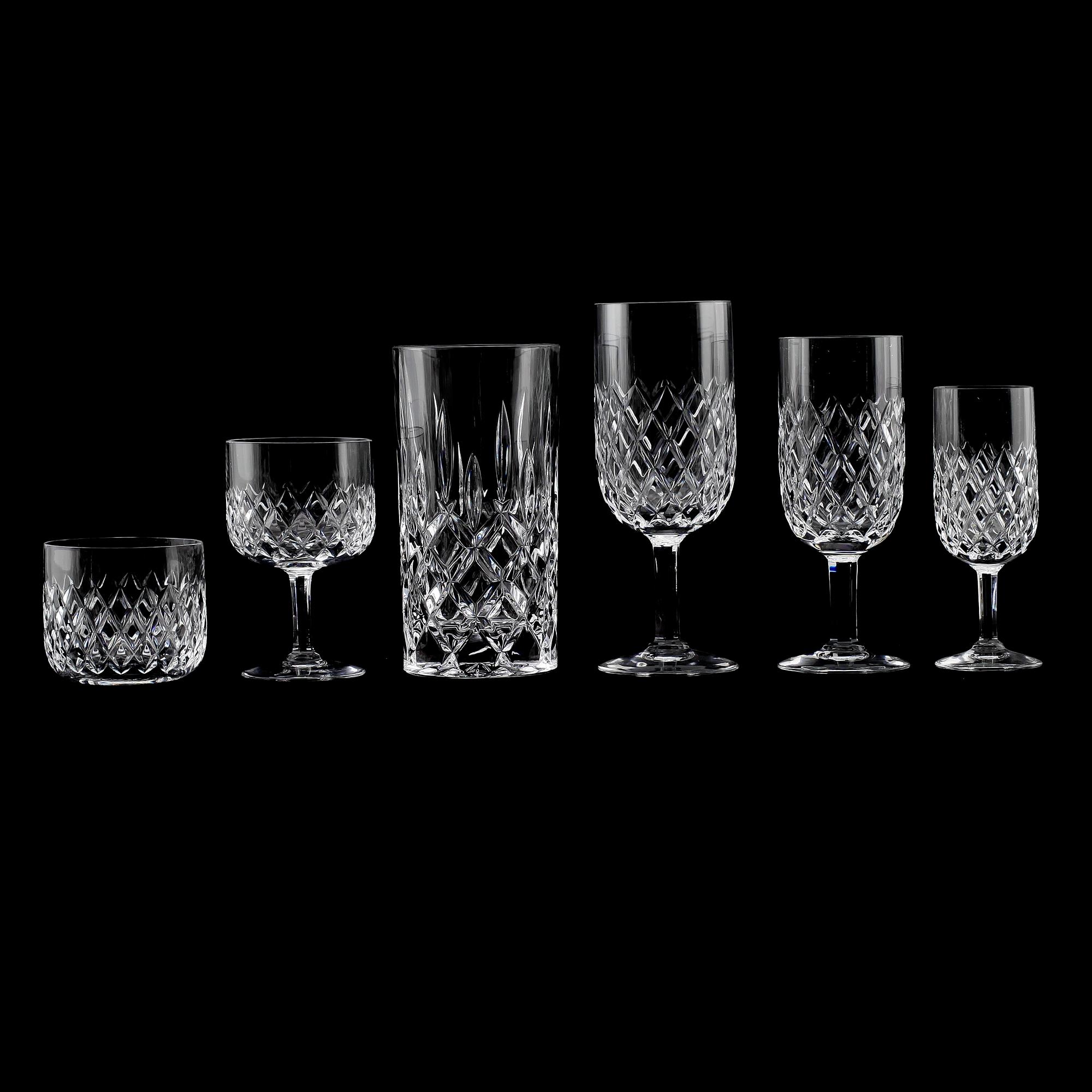 SERVISGLAS, 29 + 4 delar, 1900-talets andra hälft.