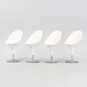 Stefano Giovannoni, a set of four 'Bombo chair', bar chairs, Magis, Italy.