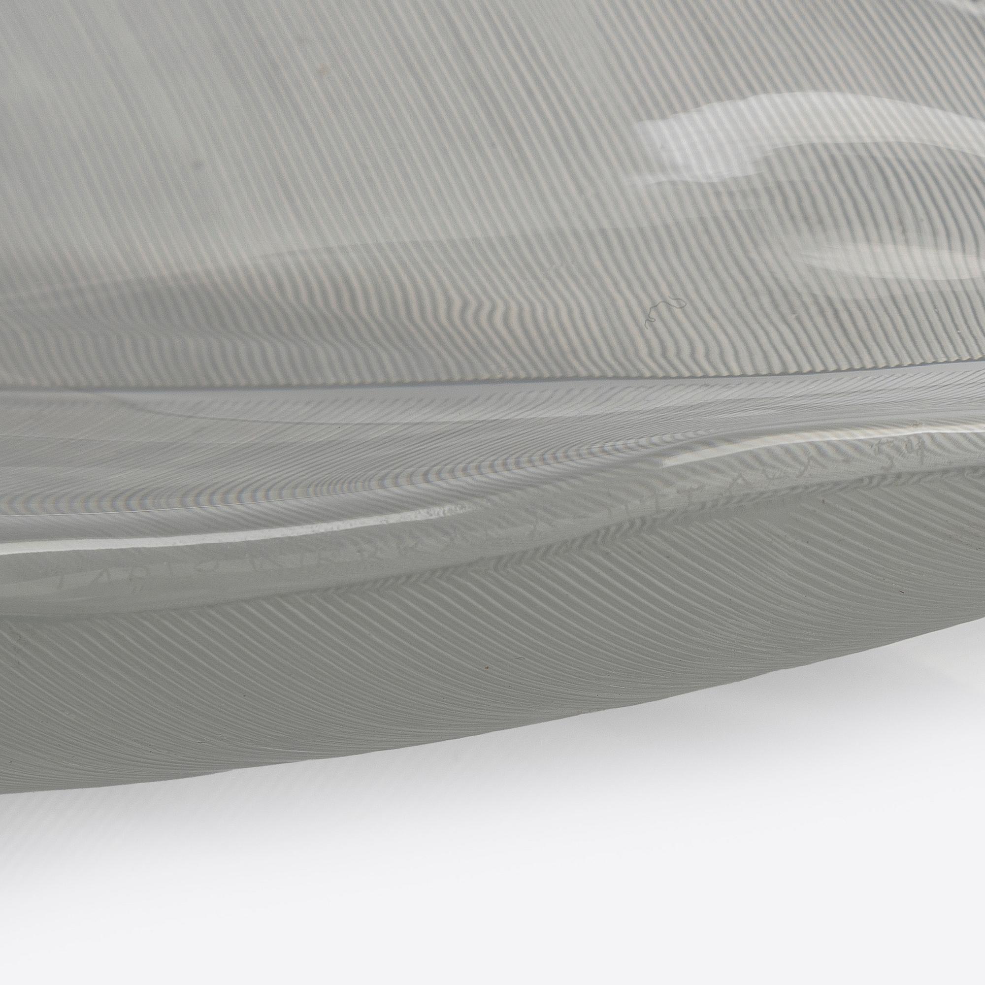 Tapio Wirkkala, konstglas, "Fjäder", signerad Tapio Wirkkala Iittala -54.