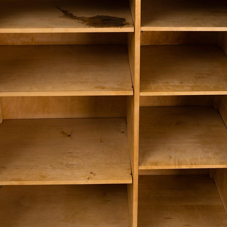 A birch venereed cabinet, 1930's.