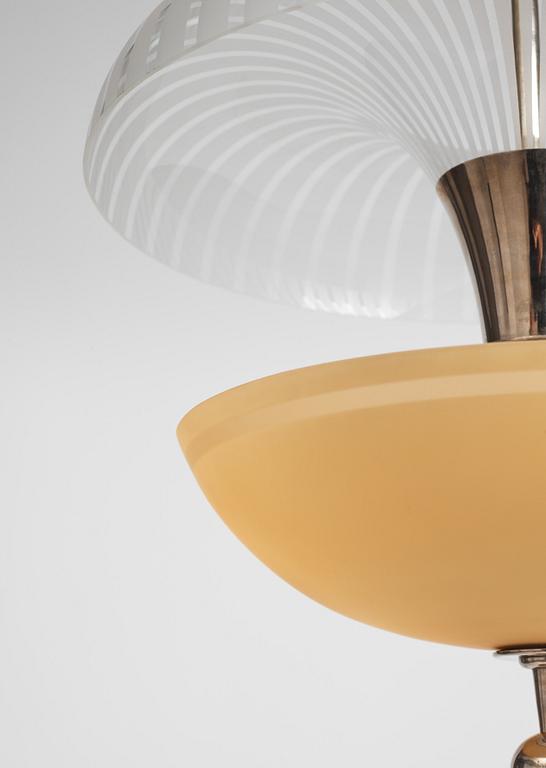 Erik Tidstrand, a ceiling lamp, model "29294", Nordiska Kompaniet 1930s.