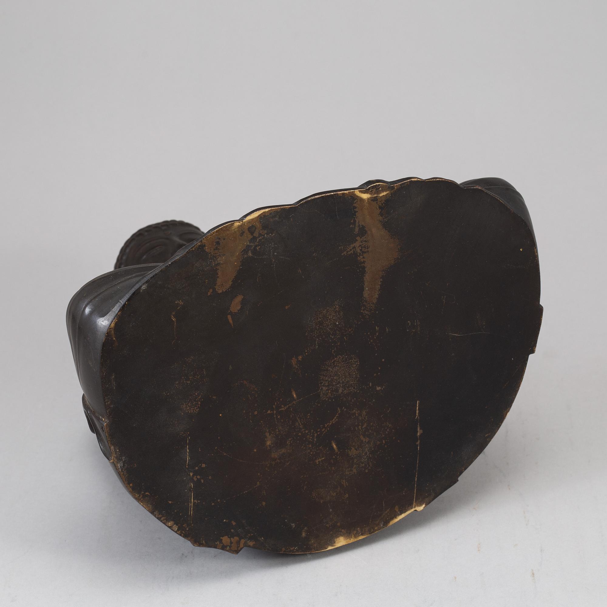 A Japanese buddha sculpture, late 20th Century.