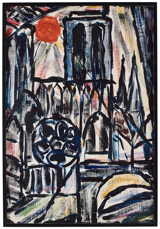 Olle Baertling, "Notre Dame Paris 1948".