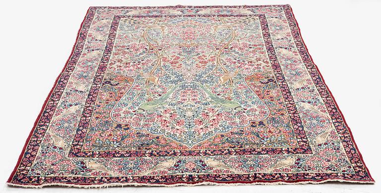 Matta, antik Kirman Laver, södra Persien, ca 210 x 134 cm.