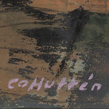 CO HULTÉN, mixed media, signed CO Hultén.