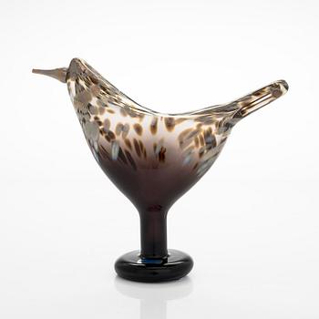 Oiva Toikka, A glassbird, 'Songtrush', signed Oiva Toikka Nuutajärvi.