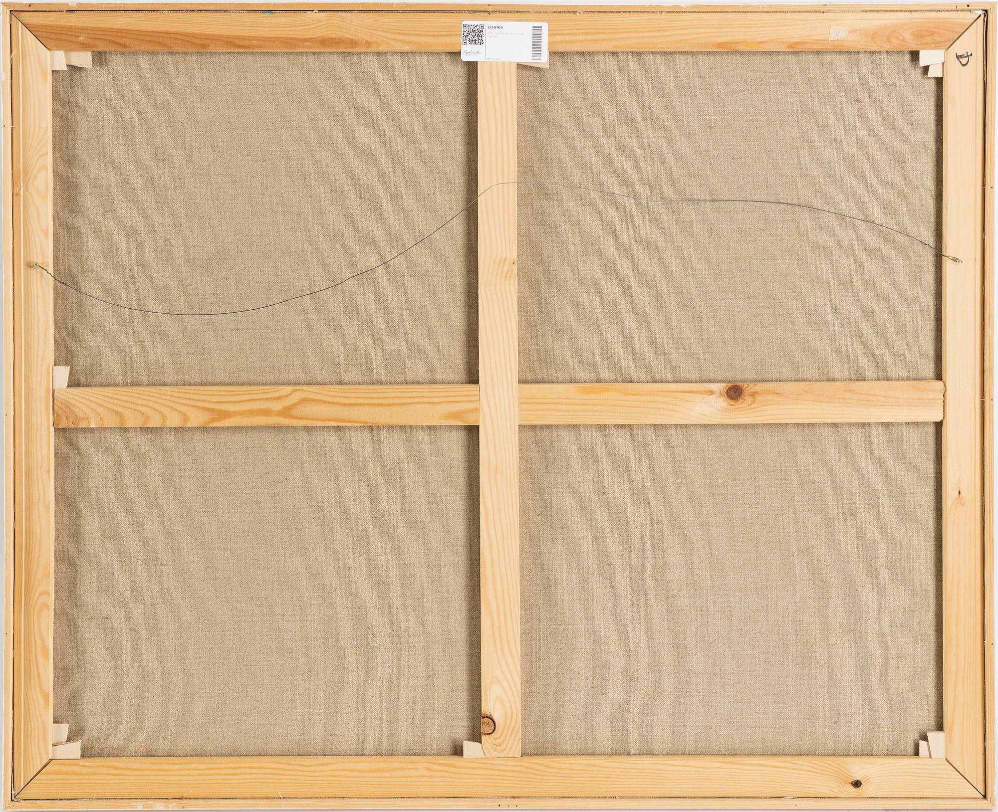 STIG CLAESSON, oil on canvas, signed.