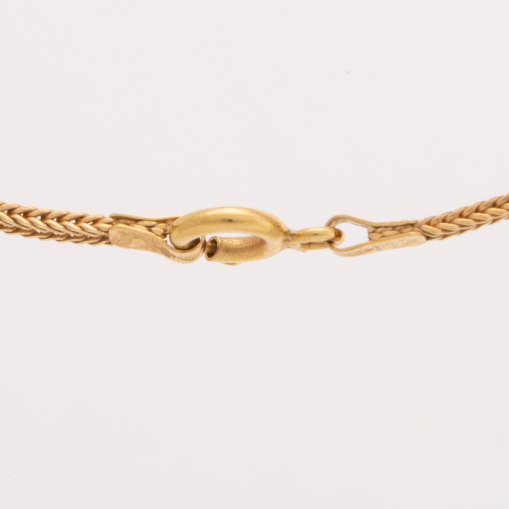 GOLDCHAIN 18K gold, Baleastra, 6,5 g, 38 cm.
