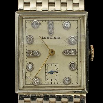 DAMARMBANDSUR, Longines, 14k guld, 1900-talets andra hälft. Vikt 58 g.