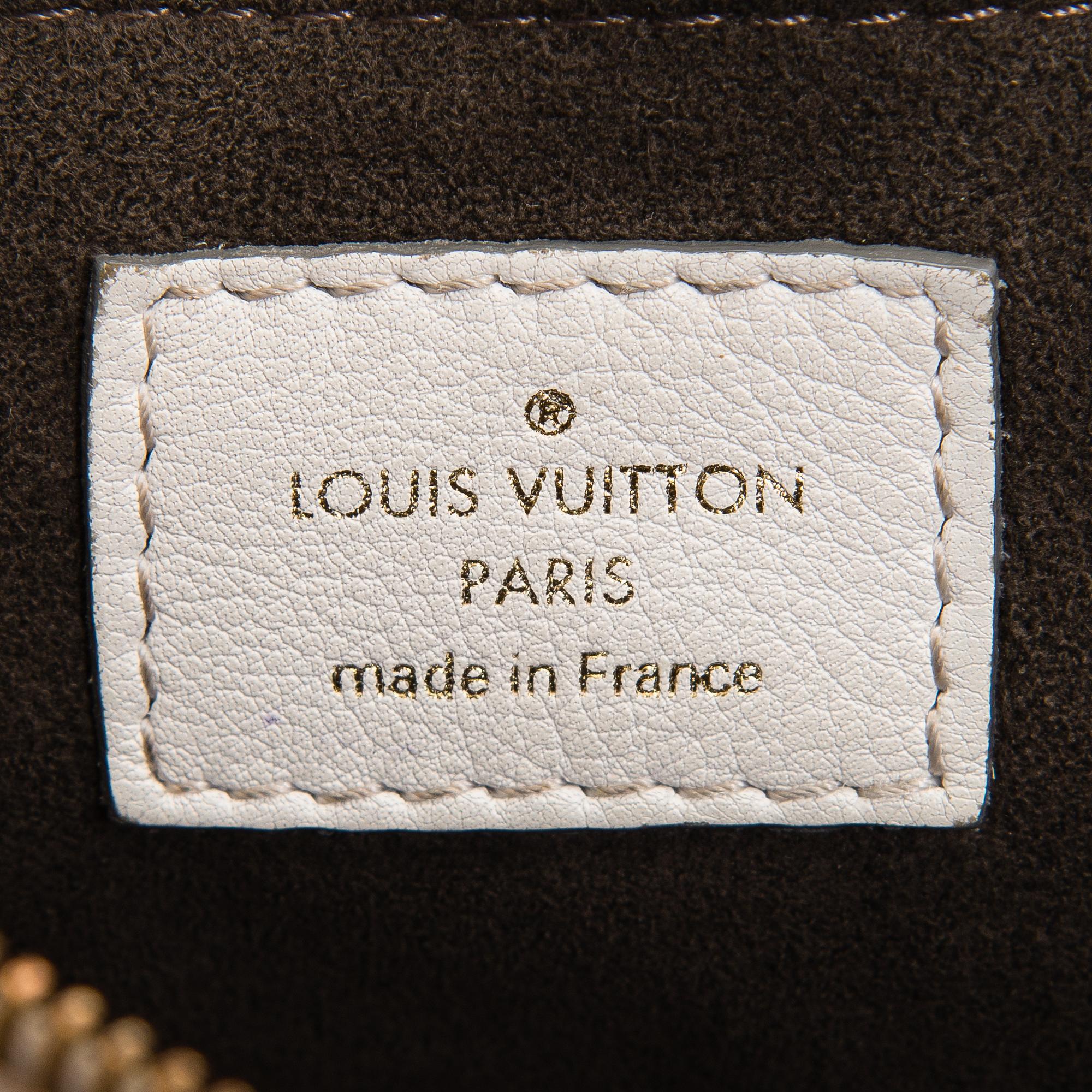 Louis Vuitton, a 'White Monogram Mahina XS' Bag.