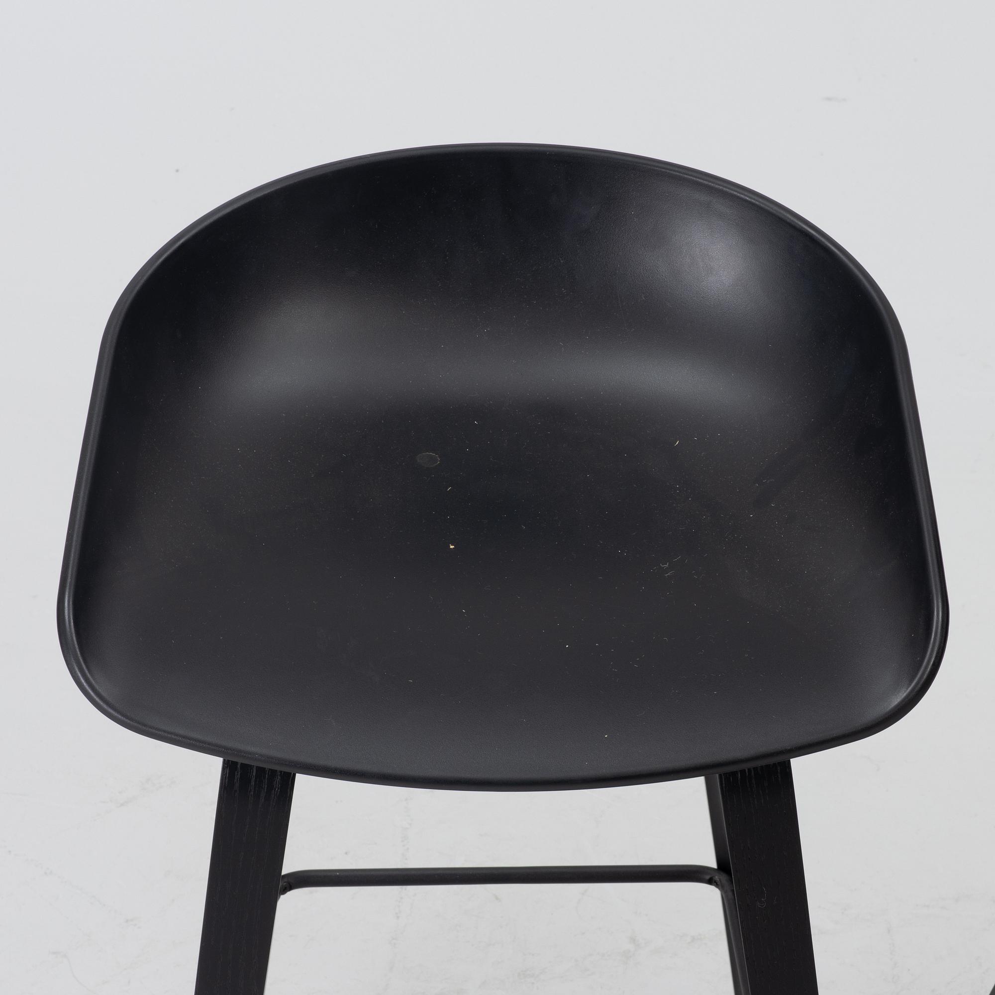 Hee Welling, barstolar, "About a stool", 6 st, HAY, Danmark.