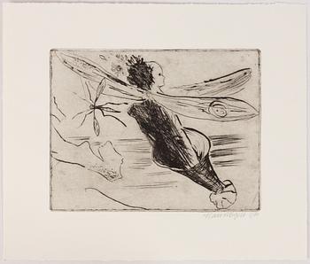 Hans Wigert, Insekt och man i profil.