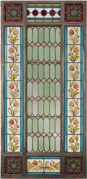 Stained glass window, 18th–20th century.