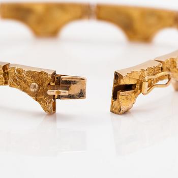 Björn Weckström, Rannekoru "Kaarisilta", 14K kultaa. Lapponia 1970.