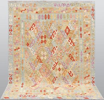 A Kilim carpet, ca 241 x 177 cm.