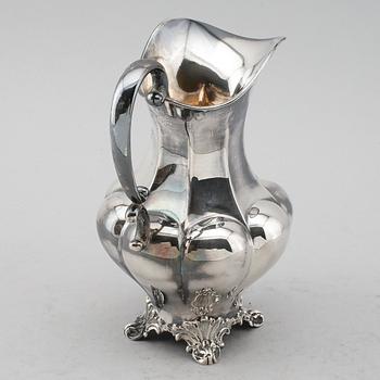GRÄDDKANNA, silver, AG Dufwa, Stockholm 1910. Vikt ca 313 gram.