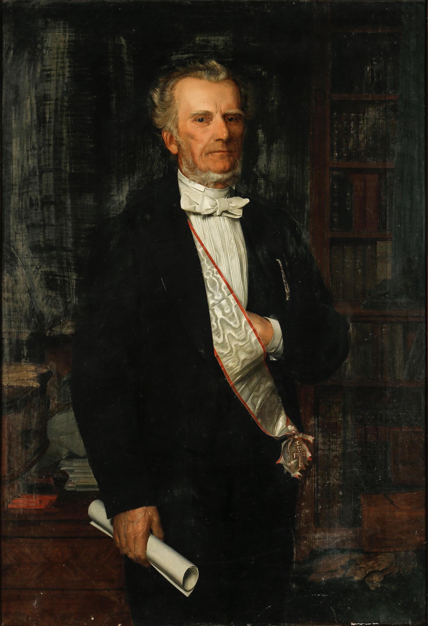 HANS OLRIK, efter, olja på duk, omkring år 1900.