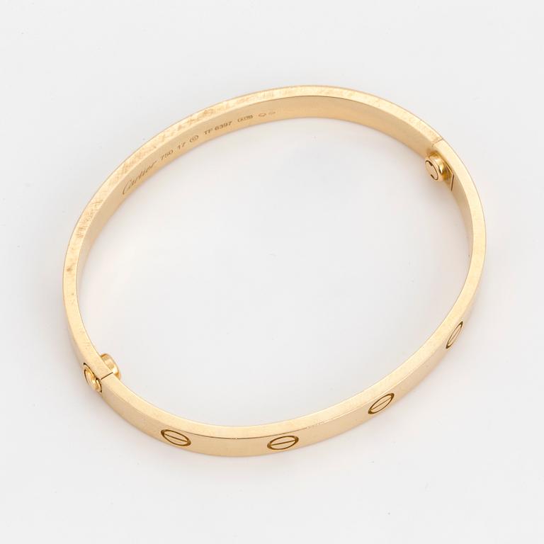 CARTIER, "Love'' armring, 18K guld.