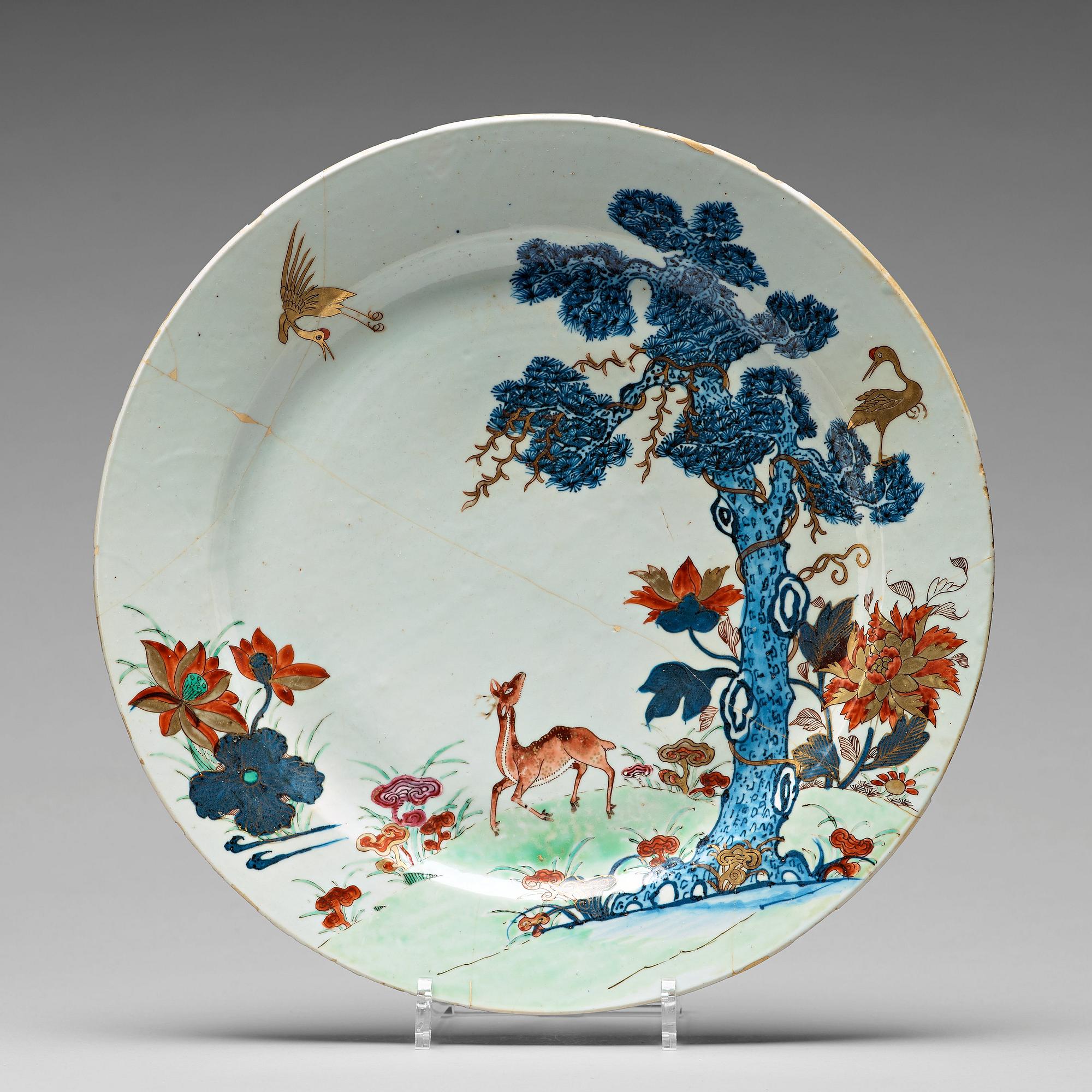 FAT, porslin. Qingdynastin, tidigt 1700-tal.