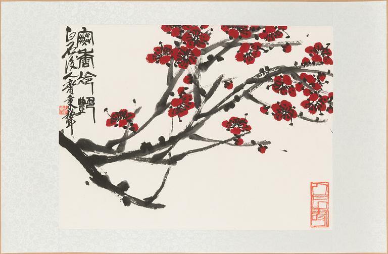 Qi Bingsheng, vesiväri.