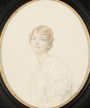 Louis Sparre, blandteknik, signerad och daterad 1917.