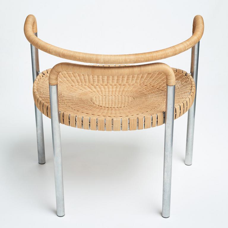 Poul Kjaerholm, a "PK 12" chair, edition E Kold Christensen, Denmark ca 1962.
